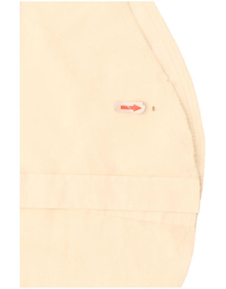 Chemise graphique vintage pour hommes petit blanc cassé