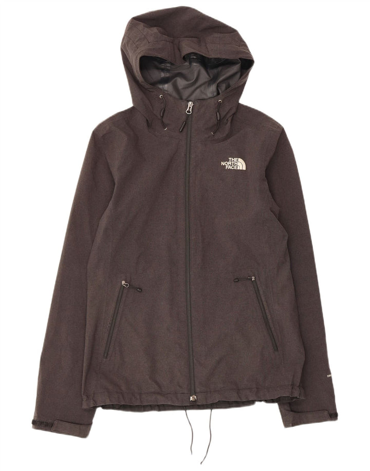 THE NORTH FACE Veste de pluie à capuche pour femme UK 14 Gris moyen Polyester