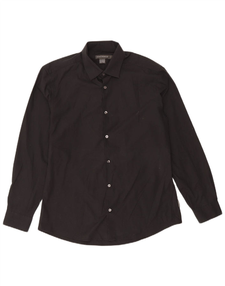 French Connection Chemise Homme Large Noir Coton
