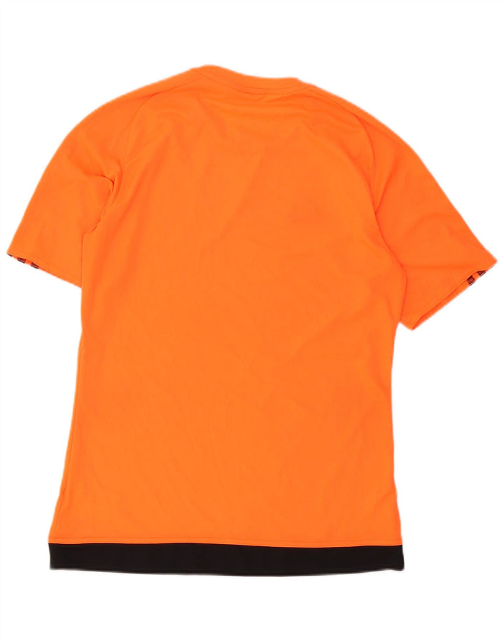 Adidas Climalite T-Shirt Haut Petit Orange Colorblock Polyester