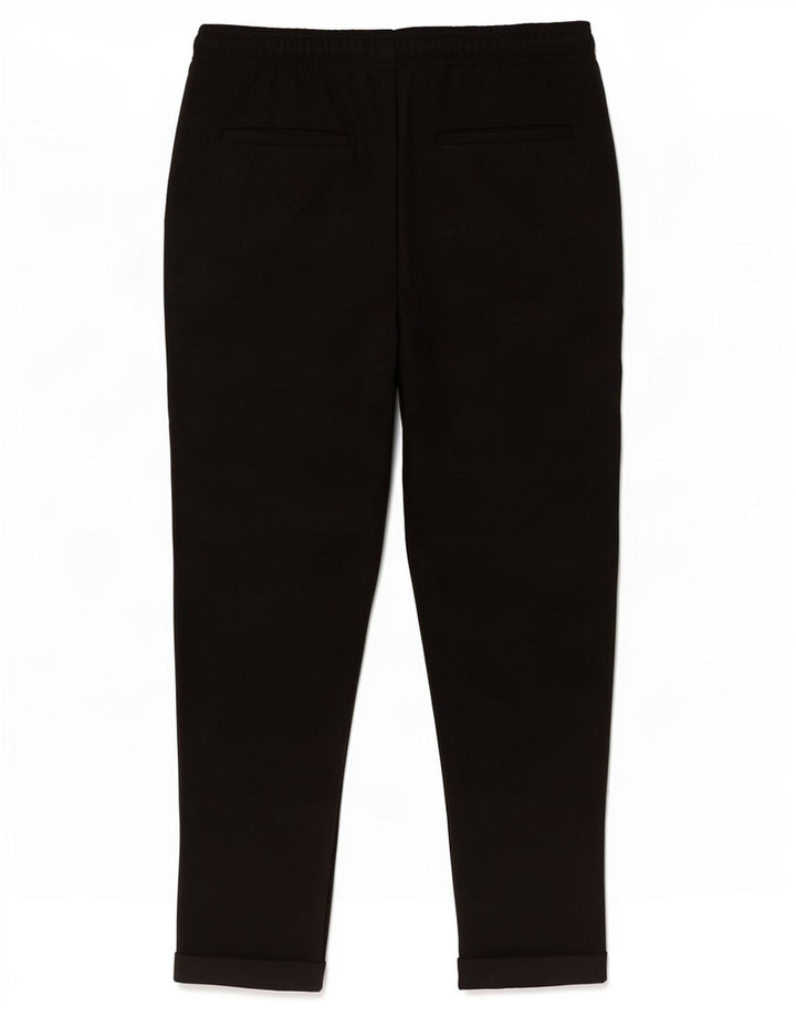 Zara Pantalon court slim pour homme Medium W32 L26 Noir Polyester