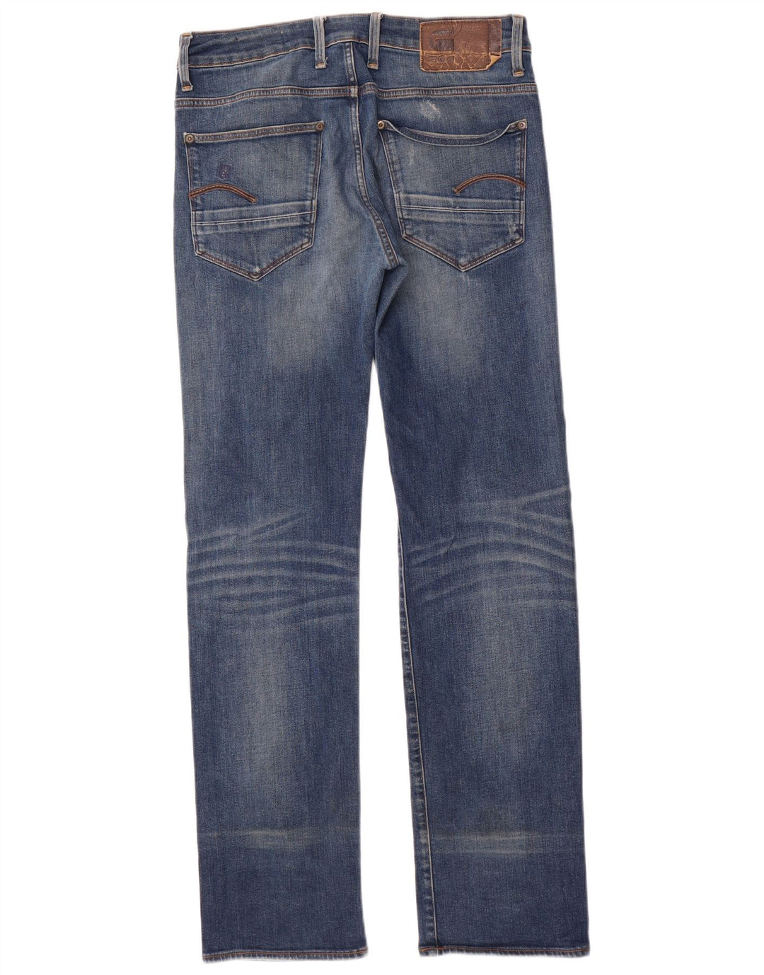 G-Star Jean droit vieilli W30 L34 en coton bleu pour homme