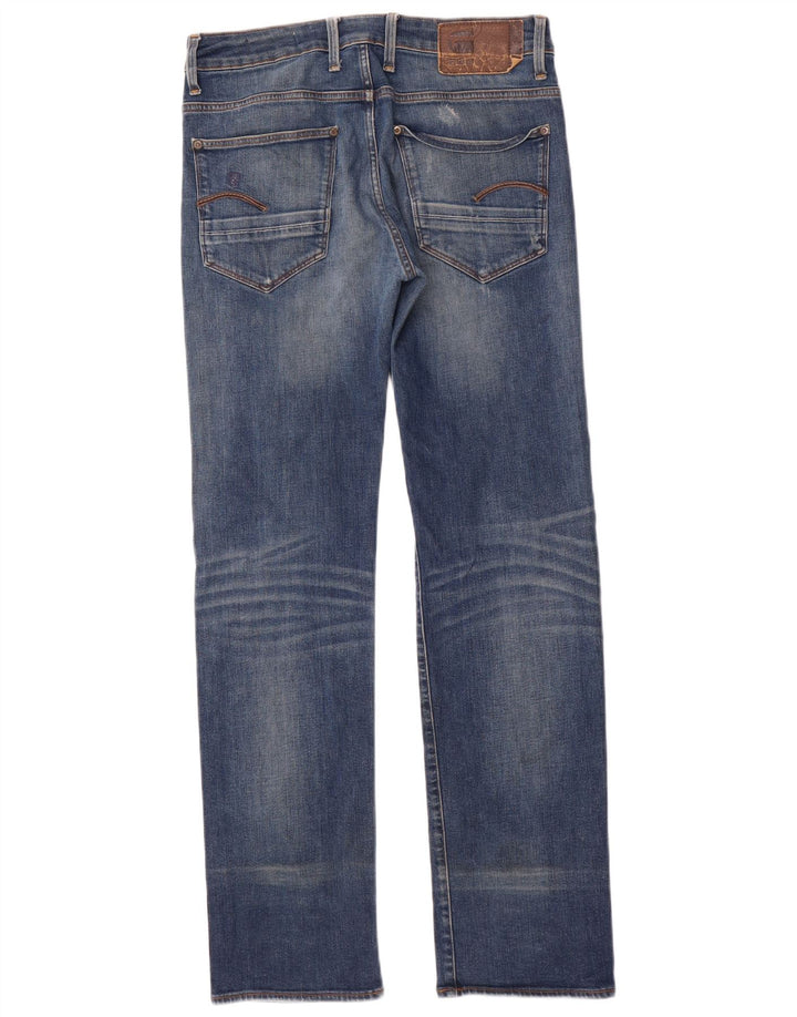G-Star Jean droit vieilli W30 L34 en coton bleu pour homme