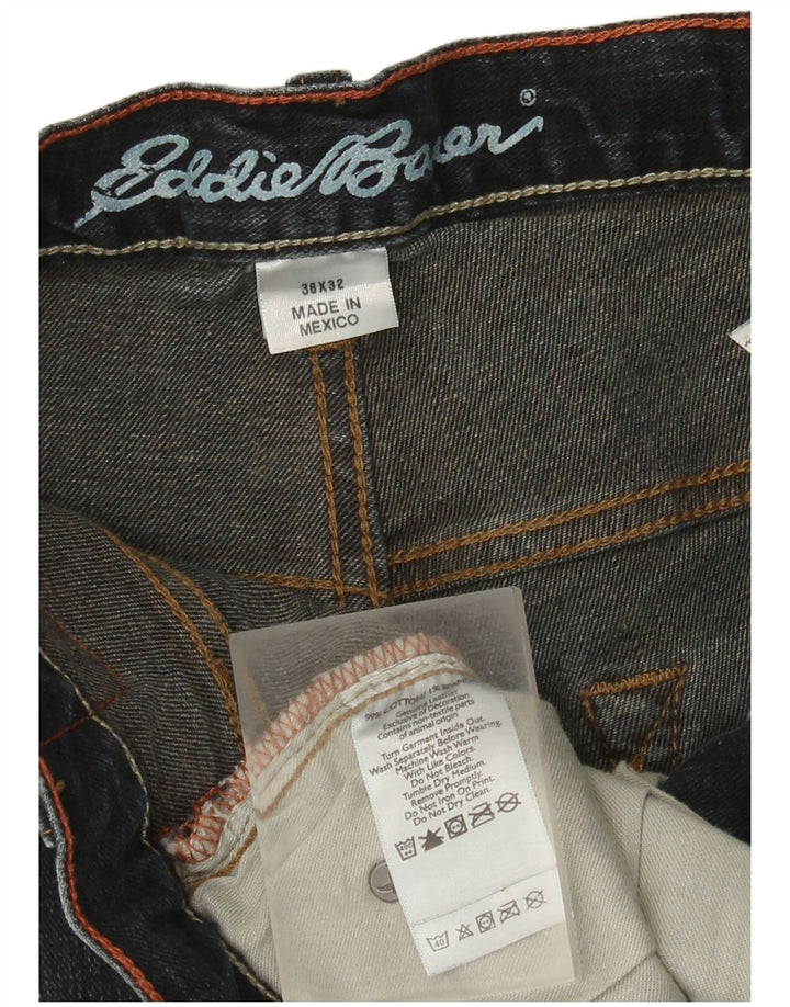 Eddie Bauer Jean droit homme W38 L32 bleu marine coton