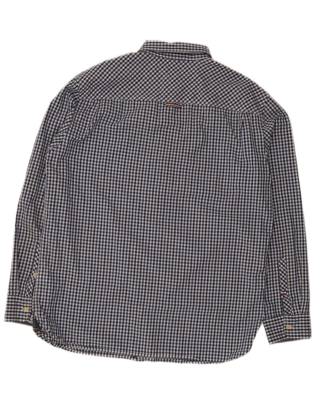 Tommy Hilfiger Chemise Regular Fit XL en coton vichy bleu pour homme