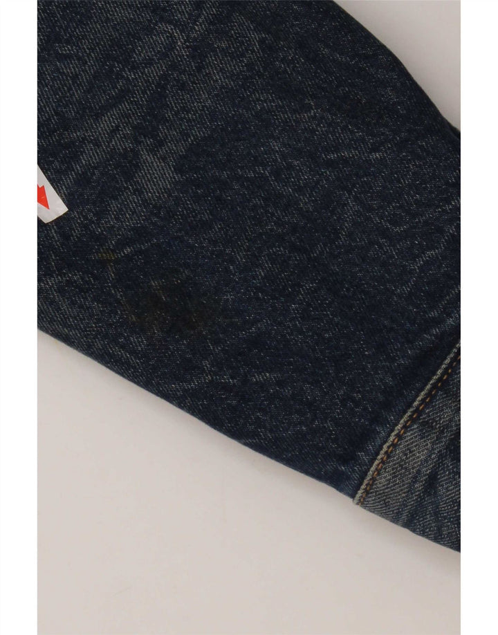 Levi's Veste Sherpa en jean pour homme UK 40 Large Bleu Coton