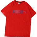 Puma T-Shirt Graphic Homme Rouge Moyen Coton