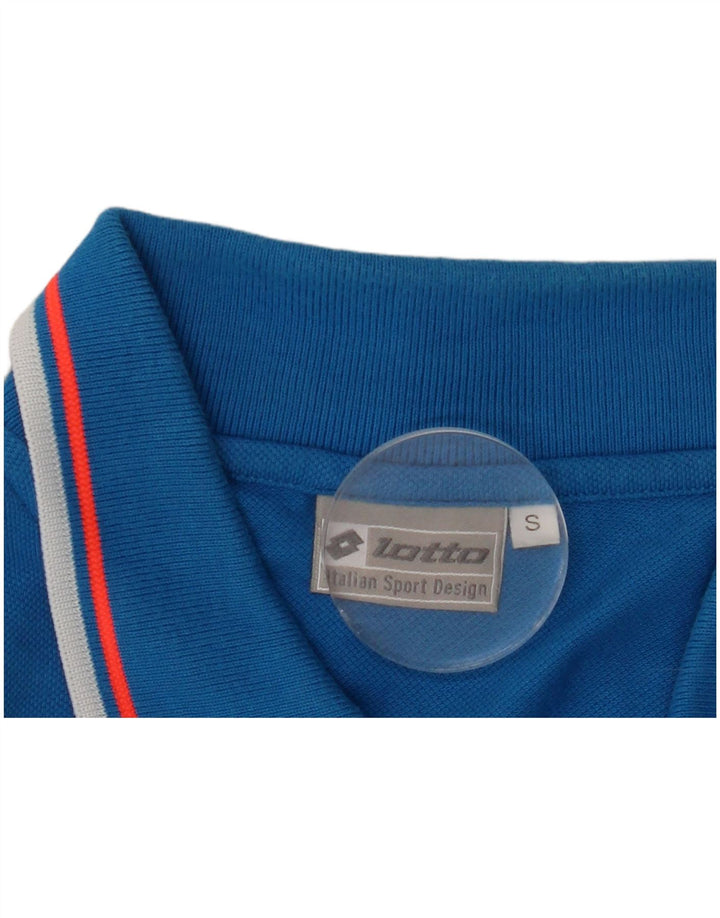 Lotto Polo Homme Petit Bleu Coton