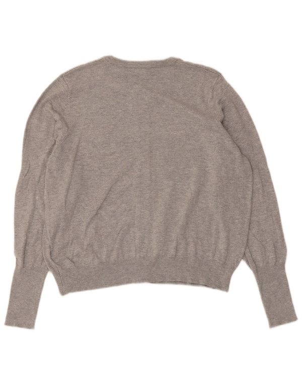 Marks & Spencer Cardigan court pour femme UK 20 2XL Gris Viscose
