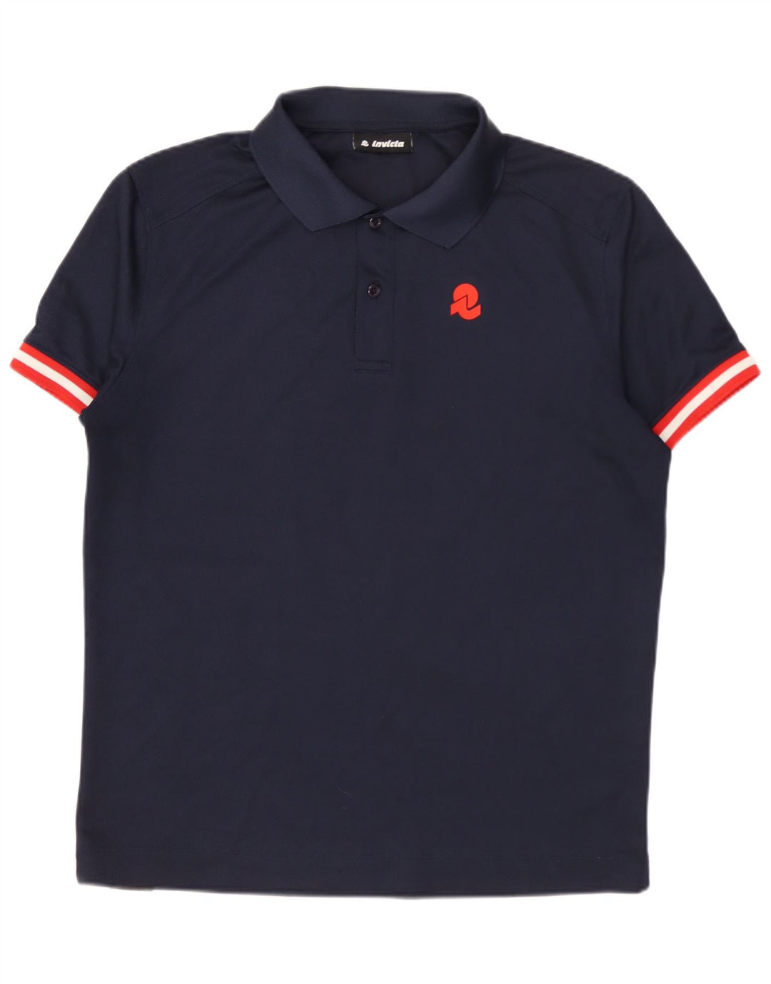Invicta Polo Homme Petit Bleu Marine Polyester