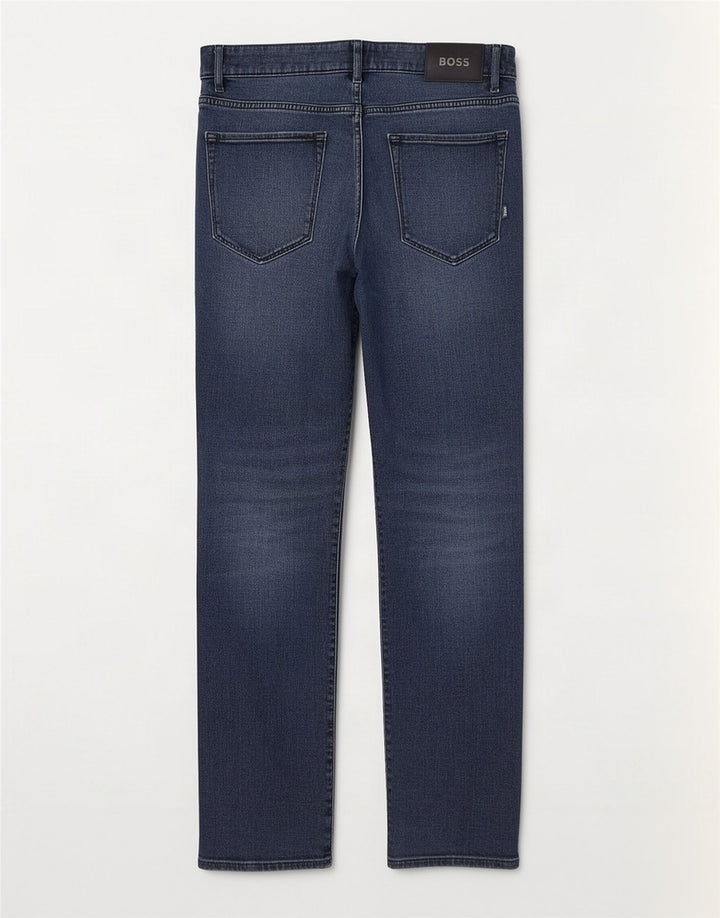 Hugo Boss Jean Slim W32 L30 Bleu Marine Homme