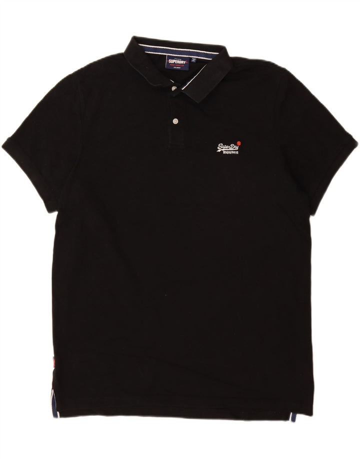 Superdry Polo Homme 2XL Noir Coton