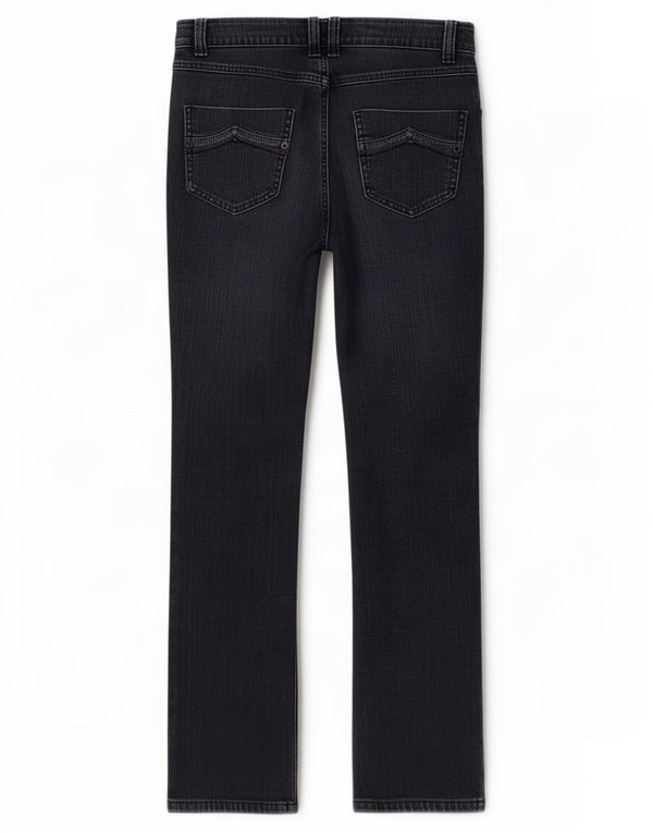 Marks & Spencer Jean bootcut pour femme UK 10 Small W27 L29 Bleu marine Coton