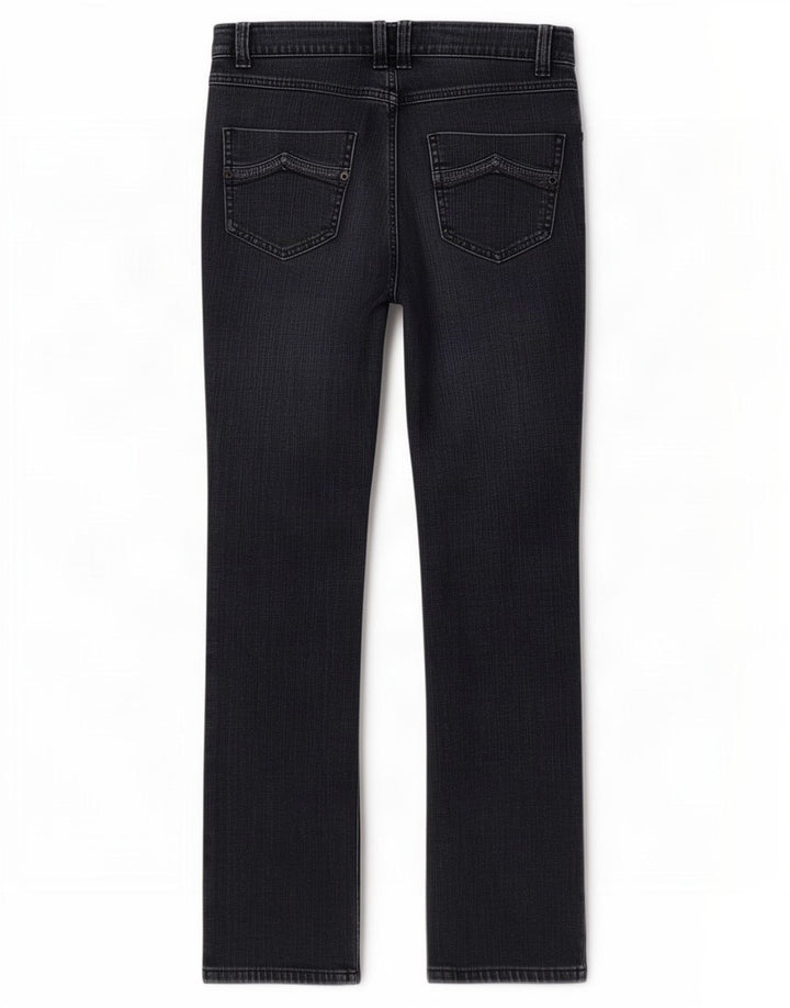 Marks & Spencer Jean bootcut pour femme UK 10 Small W27 L29 Bleu marine Coton