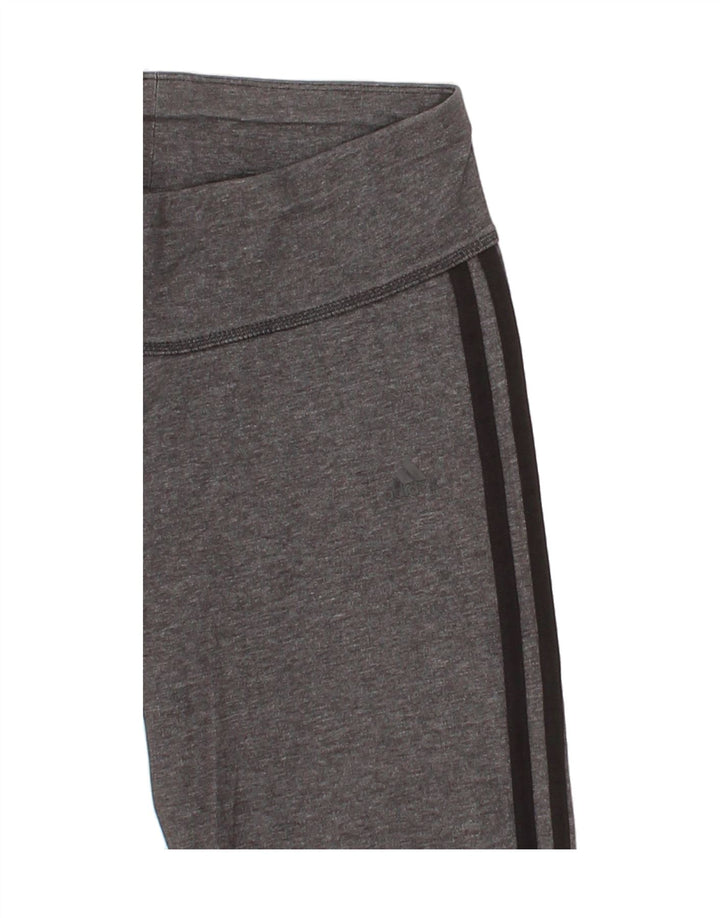 ADIDAS Womens Leggings UK 8/10 Small  Grey Vintage Adidas and Second-Hand Adidas from Messina Hembry 