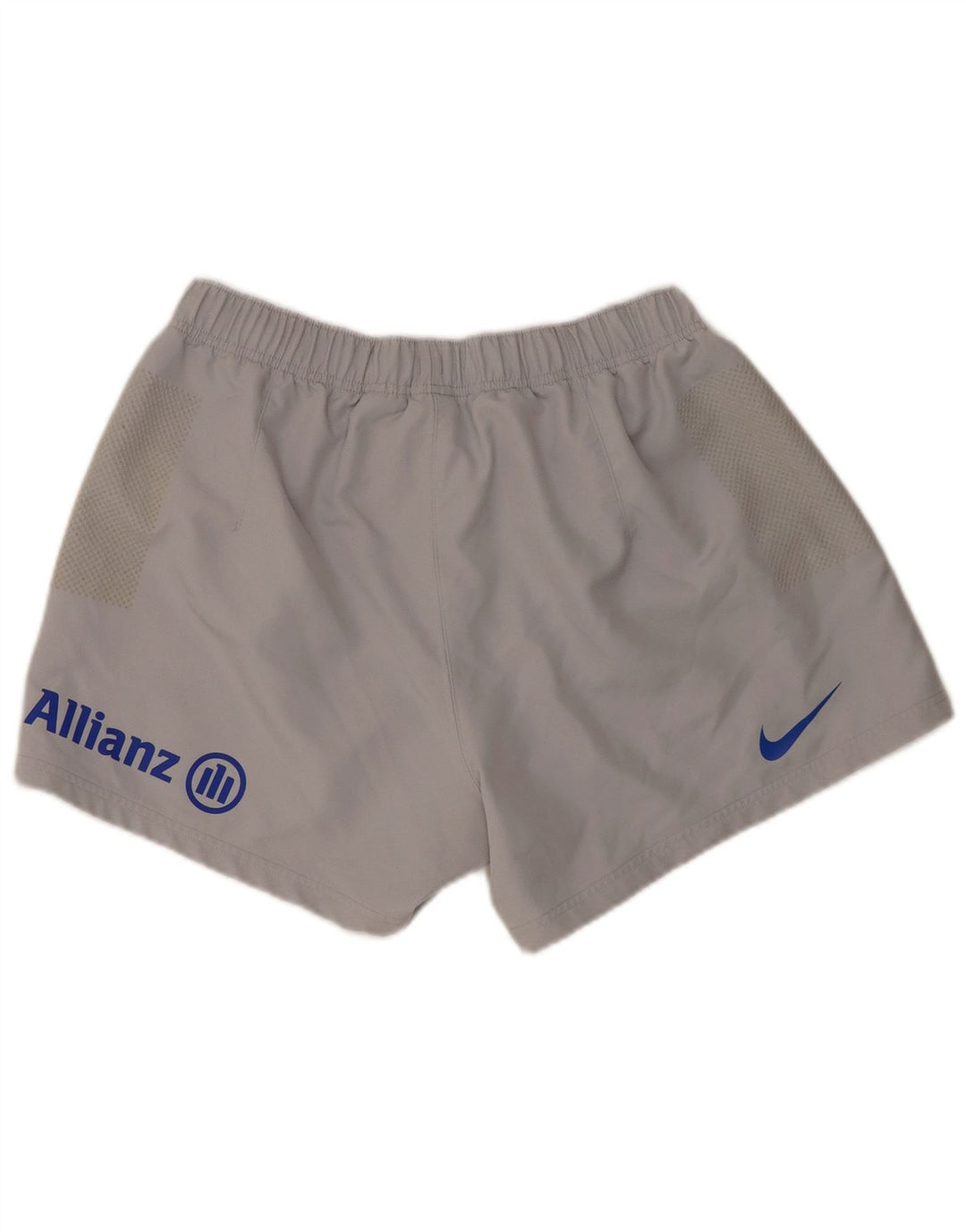 Nike Short de sport Dri Fit Graphic pour femme UK 16 Large Gris Polyester