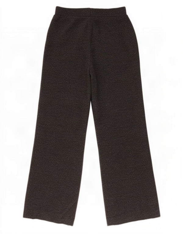 Pantalon de survêtement large pour femme Zara UK 8 petit polyester moucheté gris