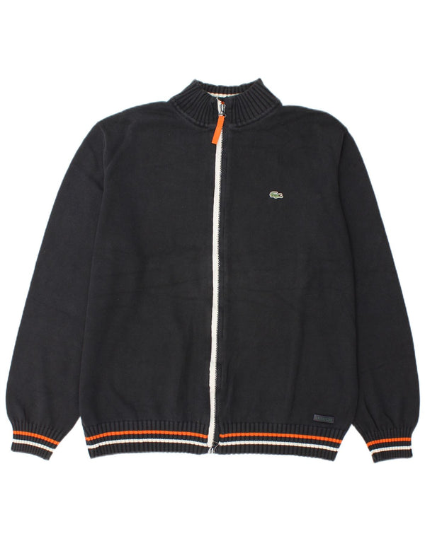 Lacoste Pull Cardigan Homme Taille 8 3XL Noir