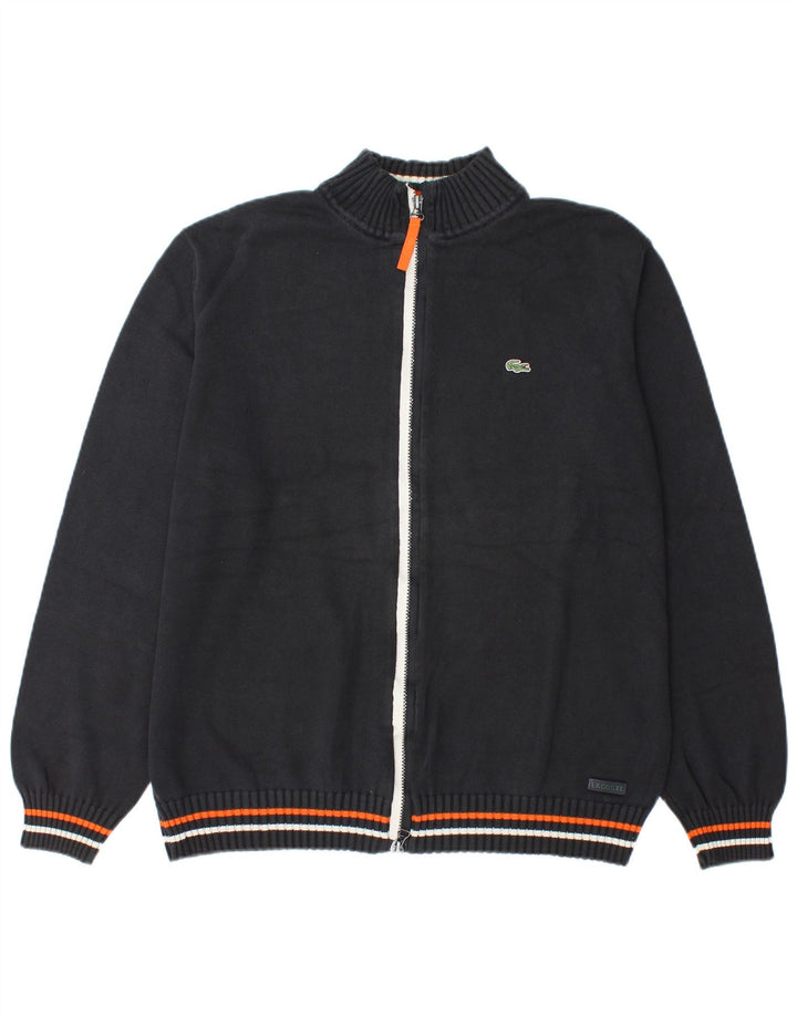 Lacoste Pull Cardigan Homme Taille 8 3XL Noir