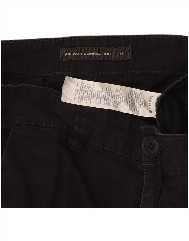 French Connection Pantalon Cargo Droit Homme Moyen W32 L31 Noir Coton
