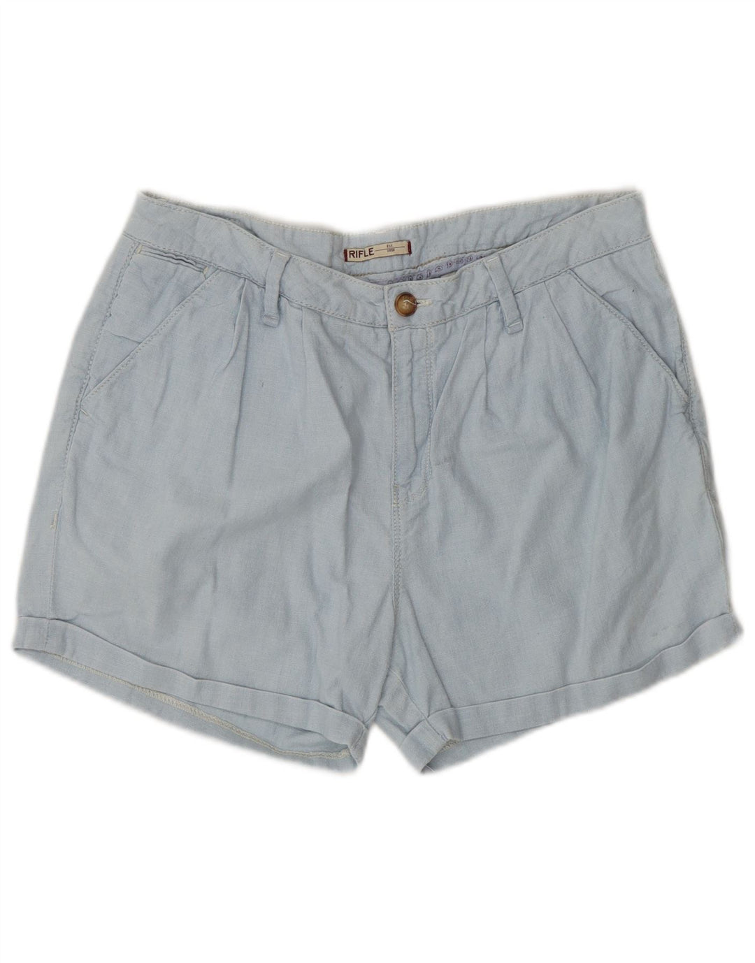 RIFLE Short Chino Pegged Femme W29 Bleu Moyen