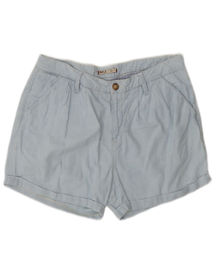 RIFLE Short Chino Pegged Femme W29 Bleu Moyen