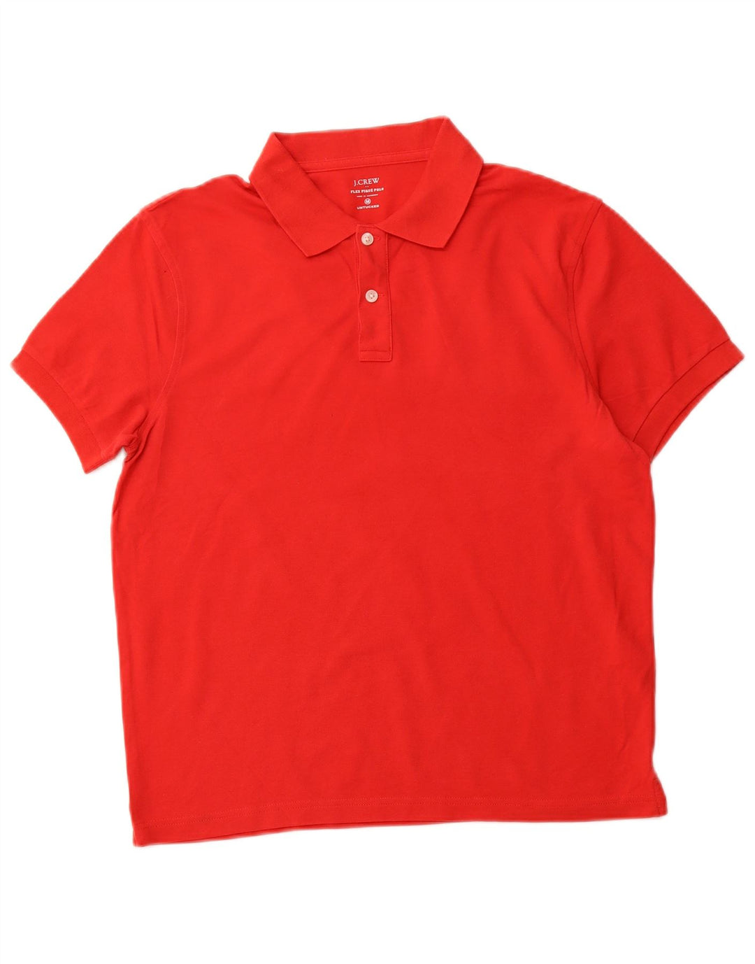 J. CREW Polo Homme Rouge Moyen Coton
