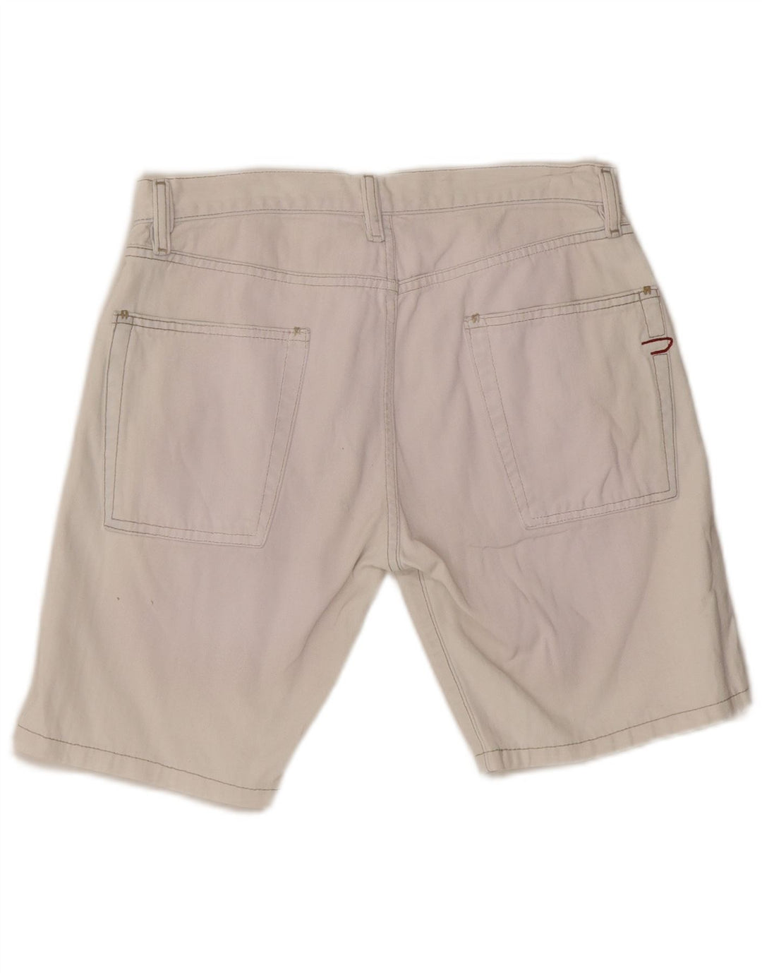 DIESEL Short en jean W31 en coton blanc moyen pour femme