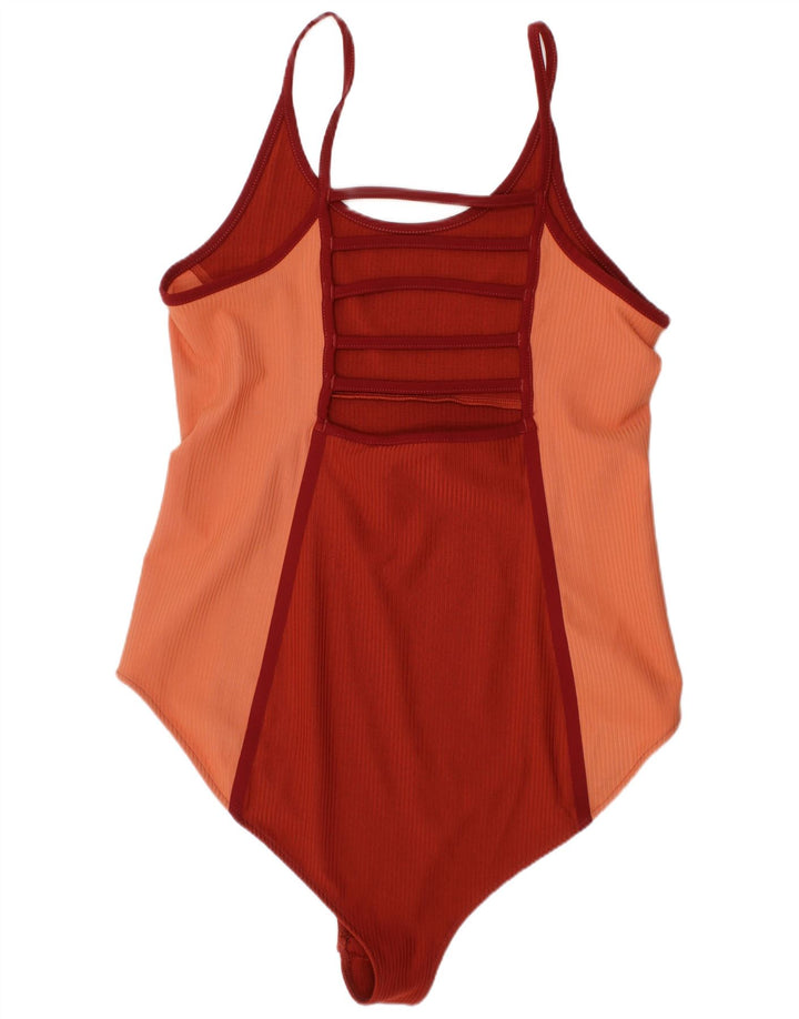 Puma Maillot de bain pour femme Orange moyen Colorblock Polyester Sports