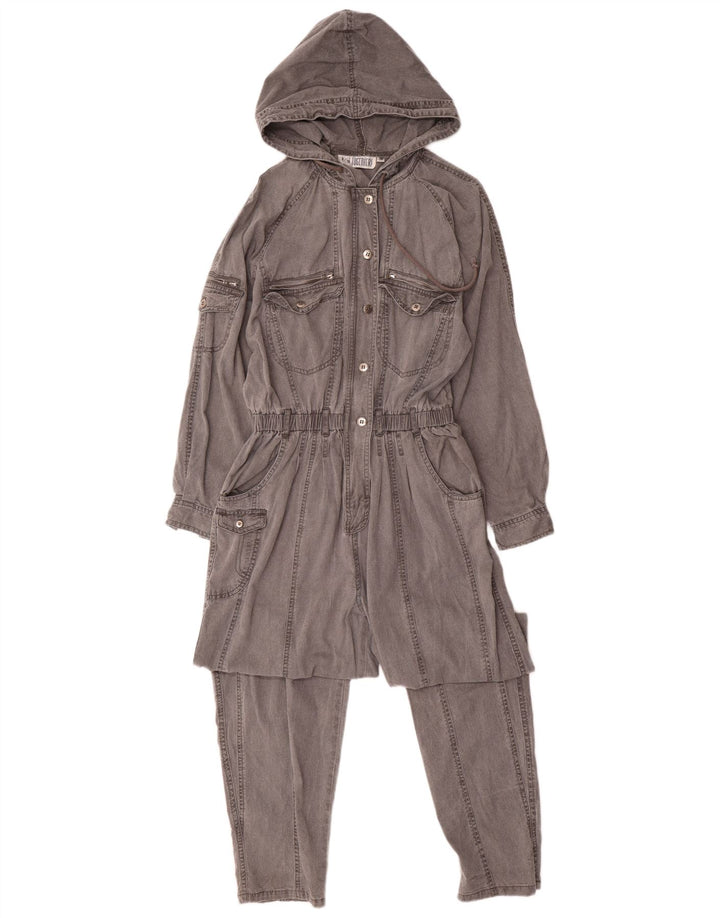 TOGETHER Combinaison à capuche pour femme UK 44 Gris moyen