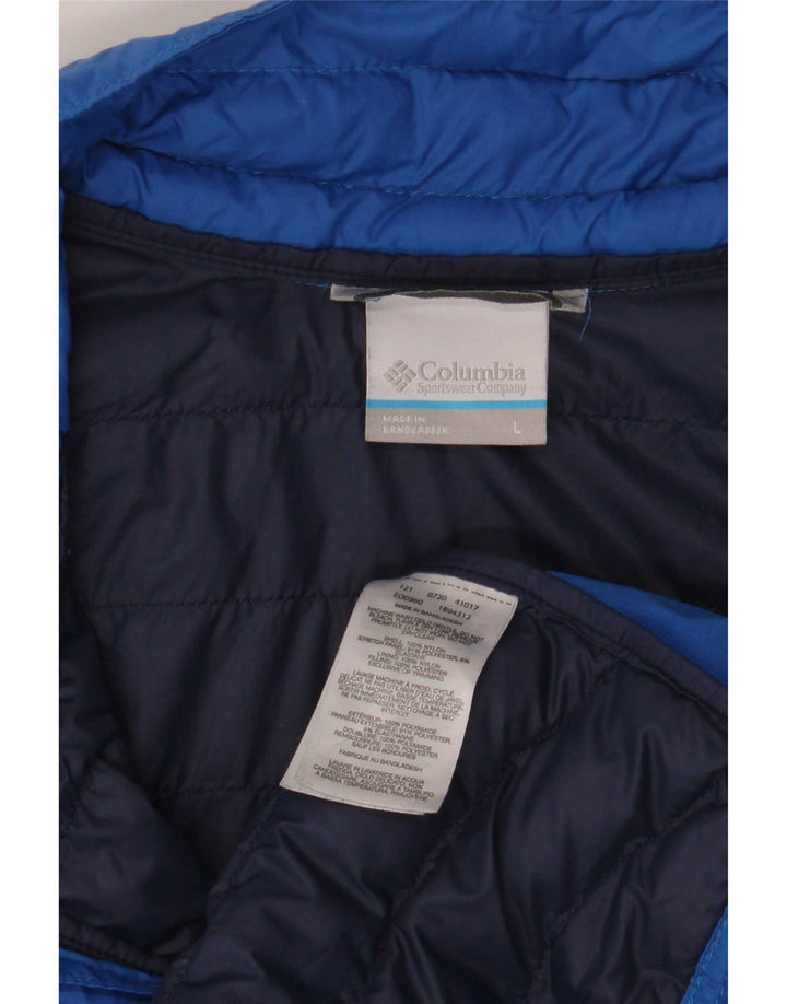 Columbia Veste matelassée pour homme UK 40 Large Bleu Nylon