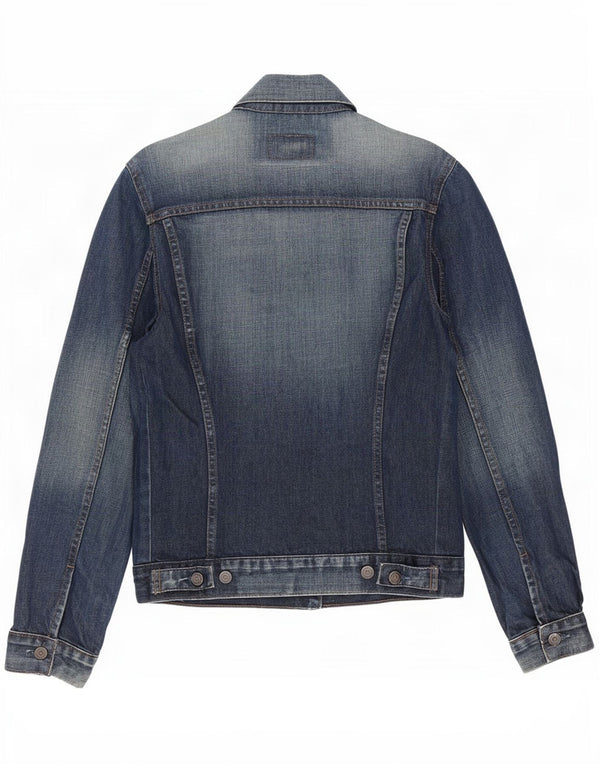 Levi's Veste en jean pour homme UK 36 Small Bleu marine Coton