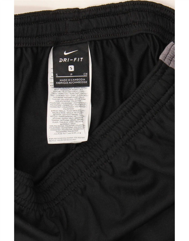 Nike Pantalon de survêtement Dri Fit pour homme Taille S en polyester color block noir