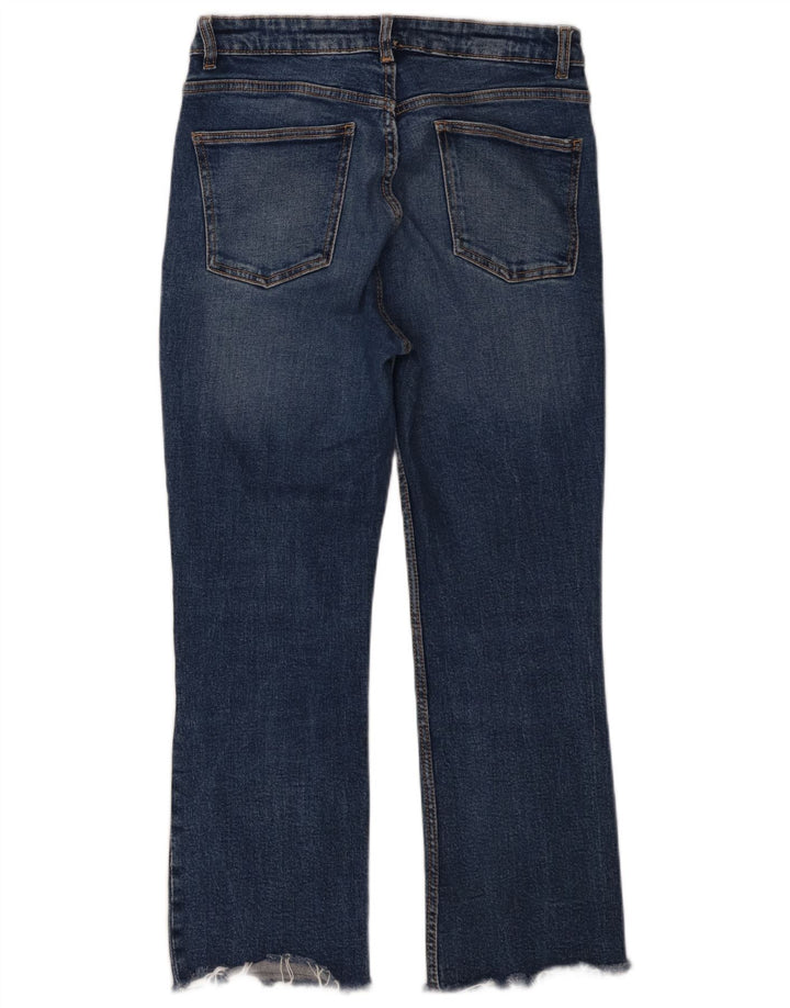 Zara Jean court pour femme EU 40 Medium W30 L26 Bleu