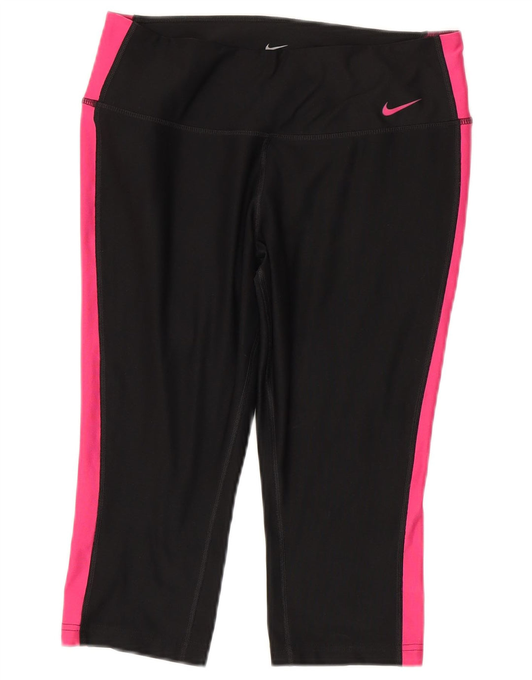 Nike Legging Capri Dri Fit pour femme UK 12 Noir moyen colour block