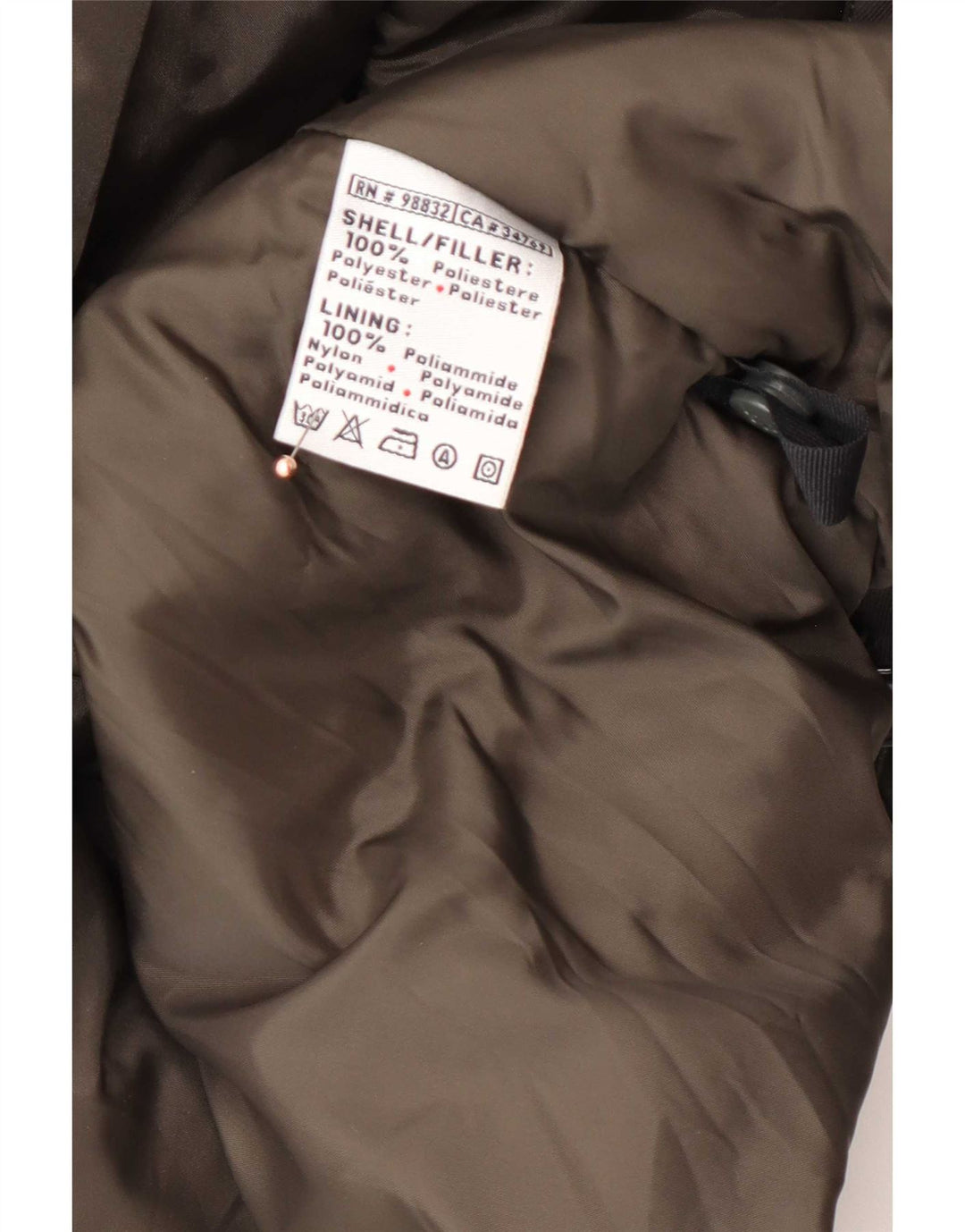 Kappa Veste coupe-vent pour homme UK 42 XL Kaki Polyamide