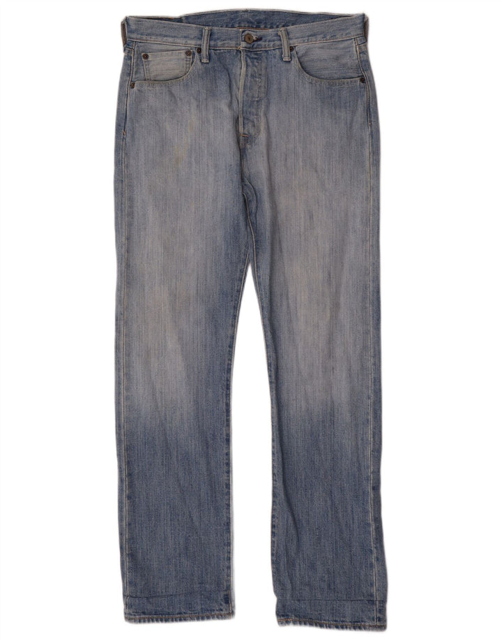 Levi's Jean Droit 501 Homme Bleu W32 L32 Coton