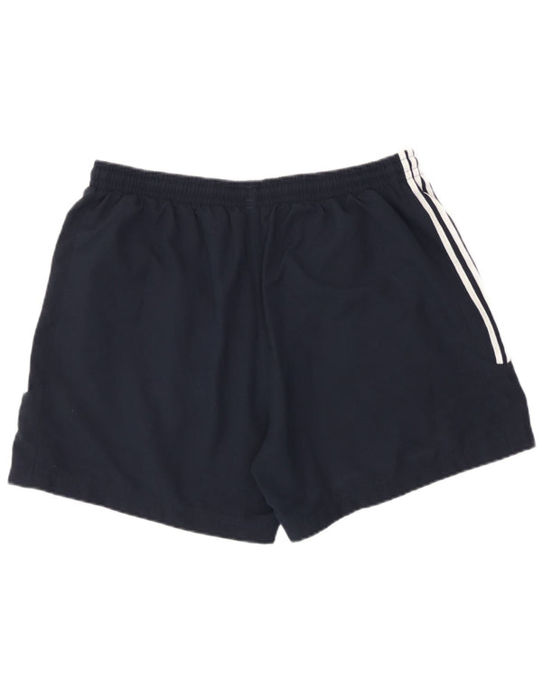 Adidas Short de sport pour femme UK 16 Large Bleu marine