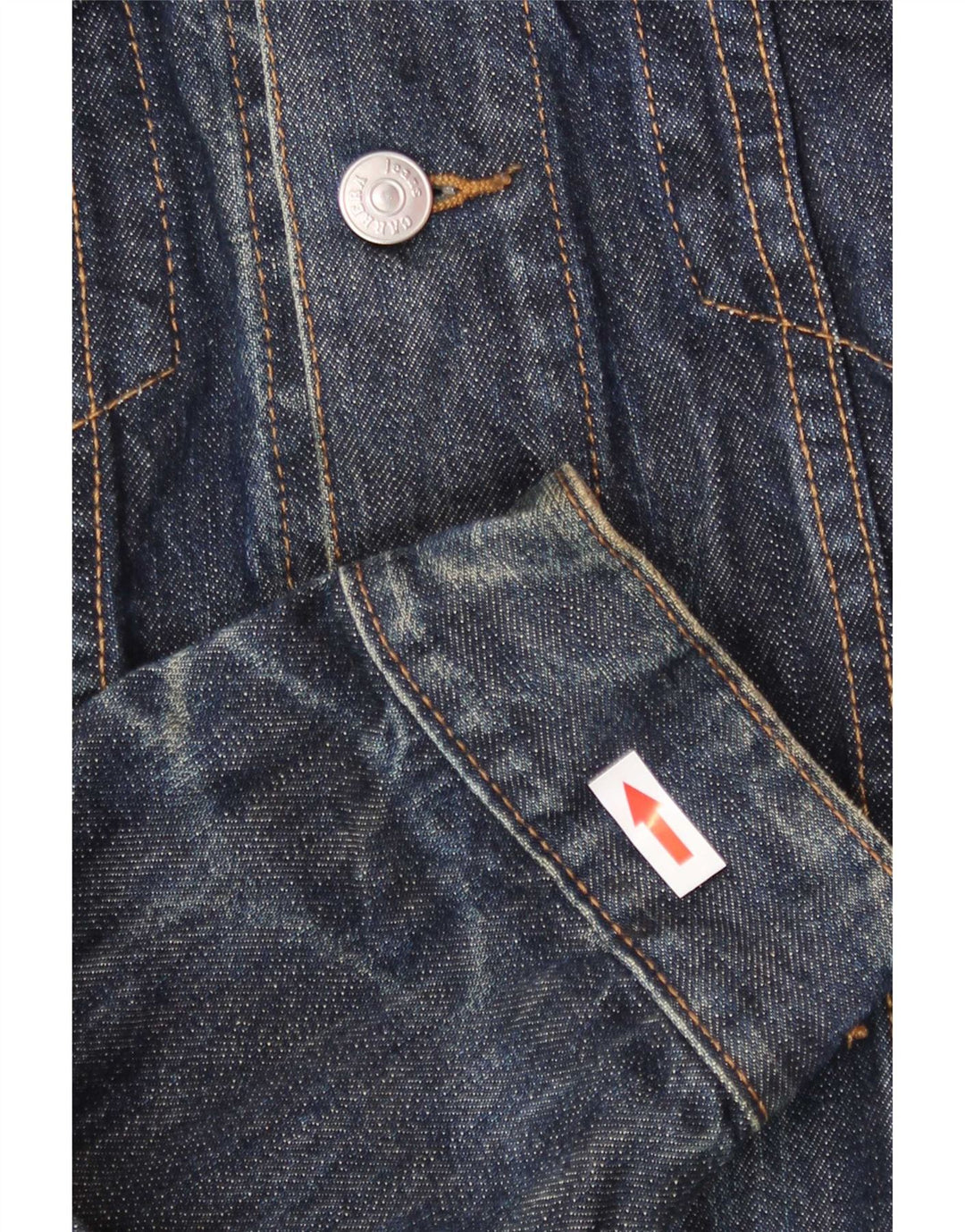 Carrera Veste en jean pour homme UK 40 Large Bleu Coton