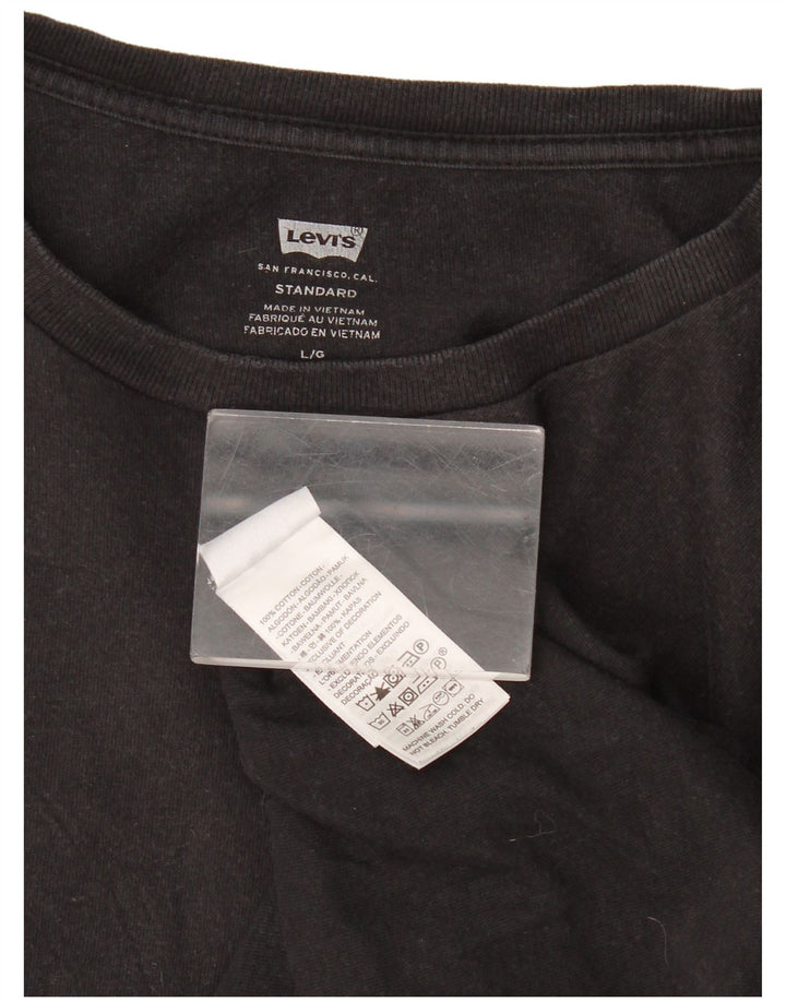 Levi's T-Shirt Standard Homme Noir Large Coton