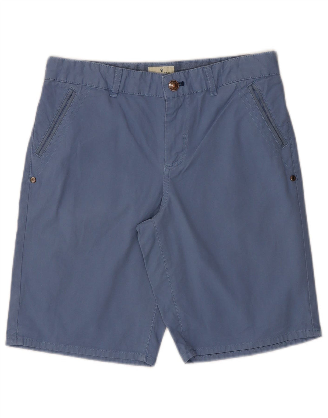 MASSIMO DUTTI Short Chino Garçon 13-14 ans W28 Bleu Coton
