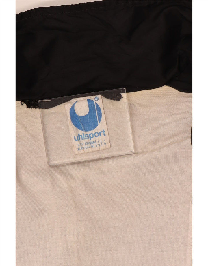 Uhlsport Veste de Survêtement Graphique Homme XL Noir Colourblock Coton