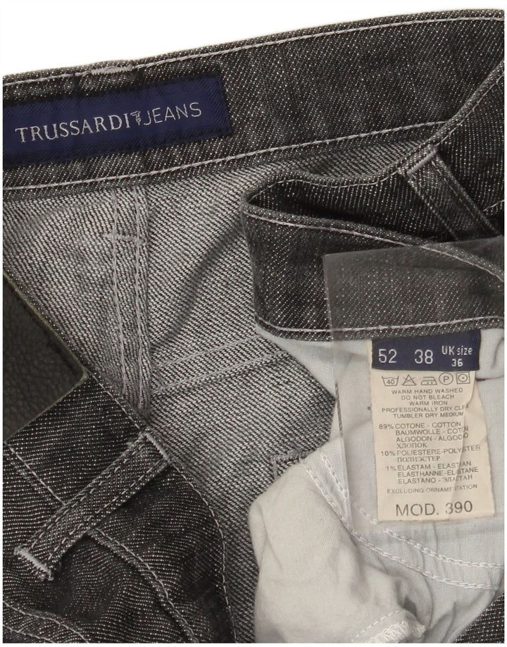 TRUSSARDI Jean Droit Homme W36 L27 Gris Coton