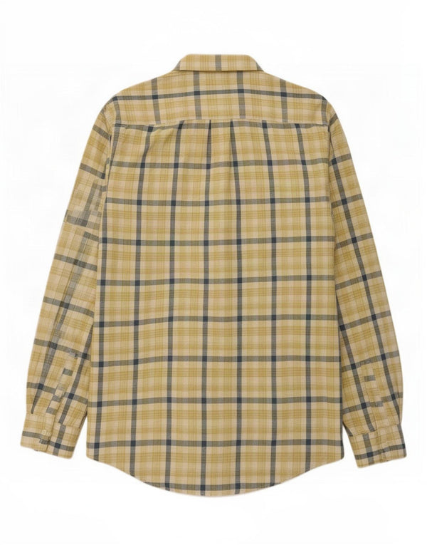 Timberland Chemise Regular Fit XL Homme Jaune Carreaux Lin
