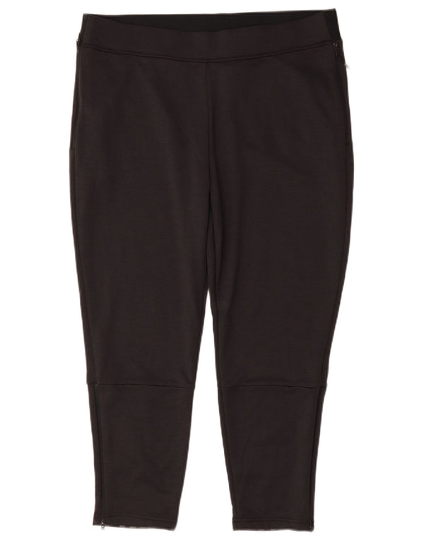 Adidas Pantalon de survêtement pour femme UK 16/18 Large Noir Polyester