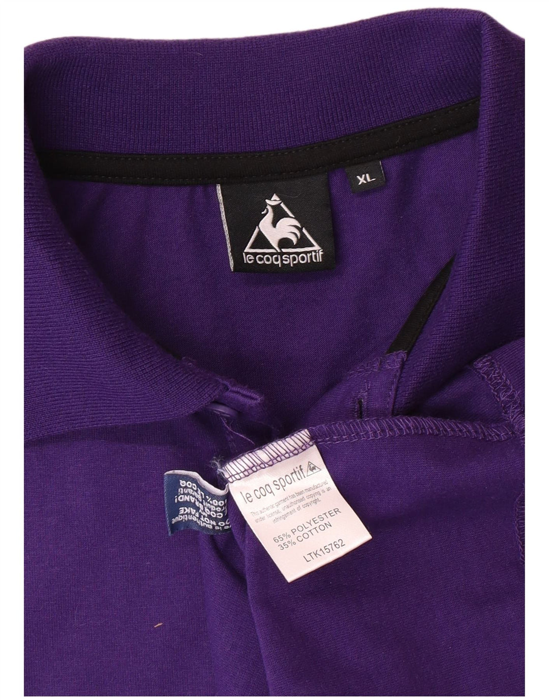 LE COQ SPORTIF Polo Homme XL Violet Polyester