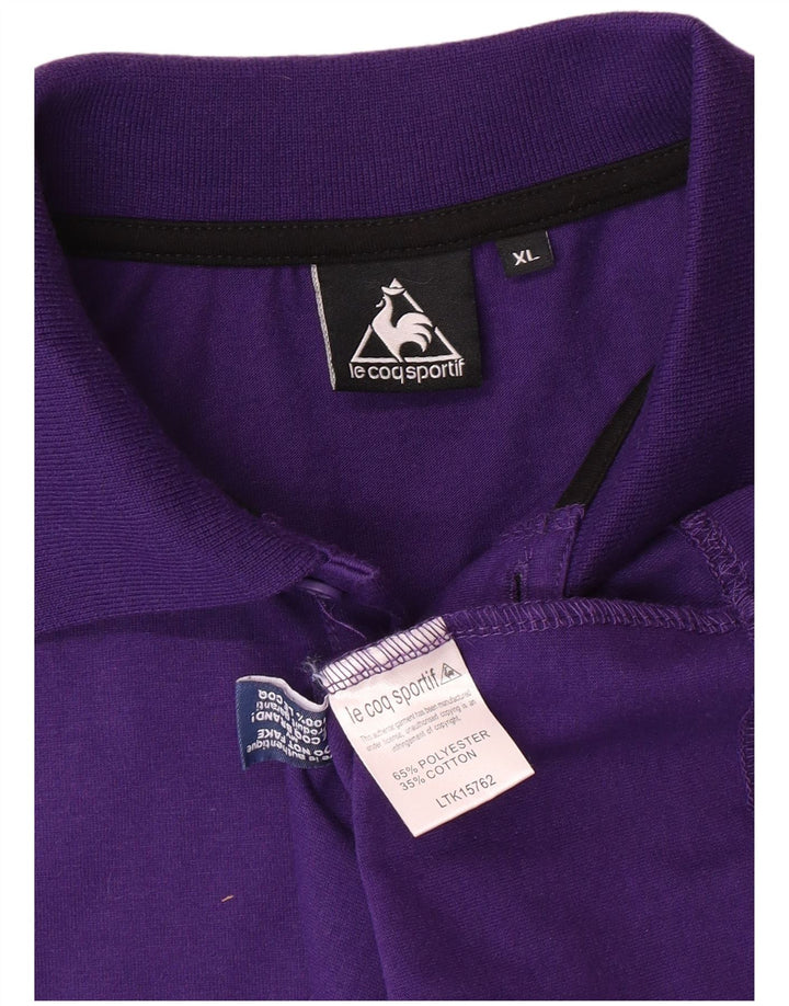 LE COQ SPORTIF Polo Homme XL Violet Polyester