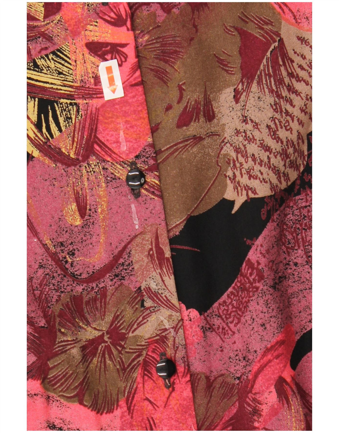 vintage Femmes 2 Pièces Jupe Ensemble UK 12 Moyen W27 Bourgogne Floral Rétro