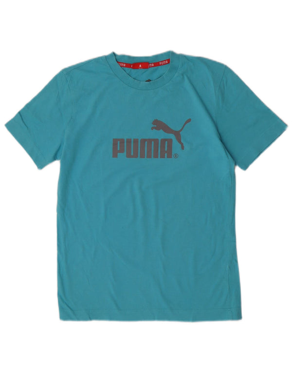 Puma T-Shirt Graphique Top Homme Bleu XS