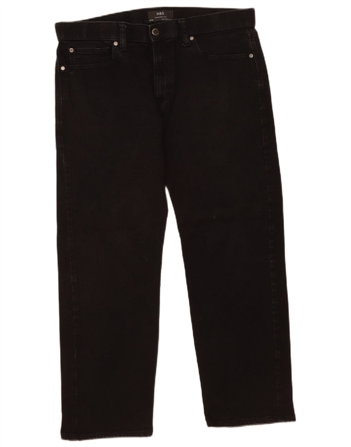 Marks & Spencer Jean Droit Homme W36 L26 Noir